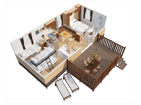 Mobile home 6 persons - SunLodge Aspen