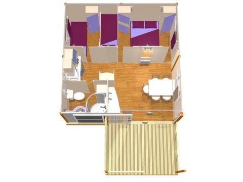 Bungalow 5 persons - Morea