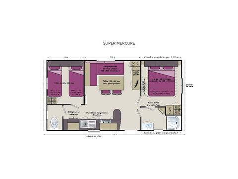 MOBILE HOME 5 people - Cottage Comfort 28m2
