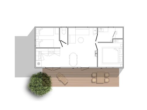 MOBILE HOME 4 people - Mobile home Ciela Privilège - 2 bedrooms - barbecue