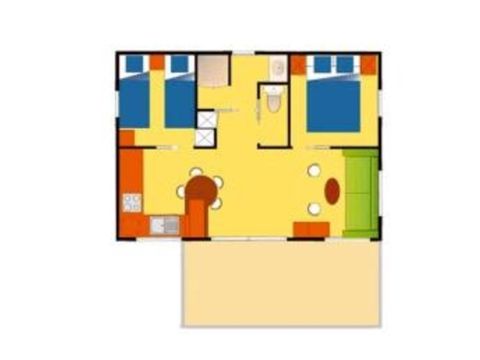 Chalet 6 persons - Chalet Ciela Family PMR - 2 bedrooms