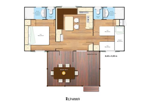 Mobile home 5 persons - Cosy Plus