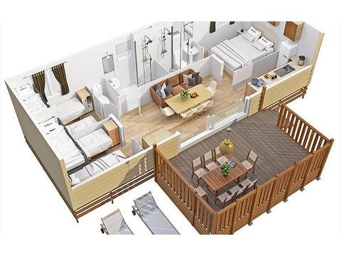 Mobile home 5 persons - Sequoia