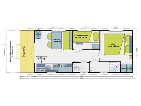 UNUSUAL ACCOMMODATION 4 people - Caravan