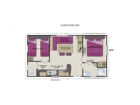 MOBILE HOME 4 people - ECO COTTAGE