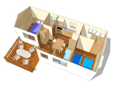 MOBILE HOME 6 people - Classic 4/6 seats