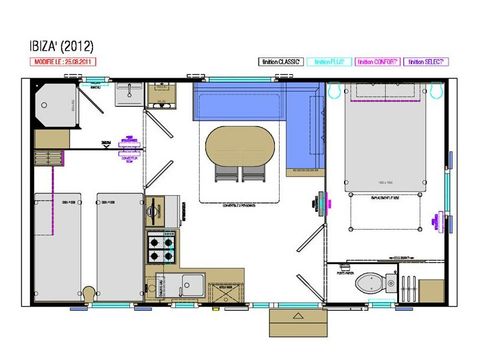 MOBILE HOME 4 people - COMFORT+ 27m