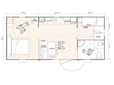MOBILE HOME 4 people - PMR