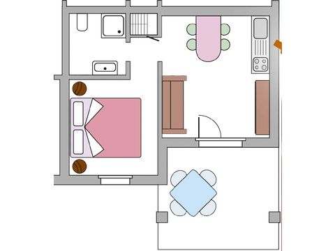 BUNGALOW 4 people - BILO COMFORT