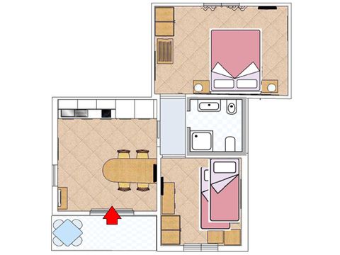 BUNGALOW 4 people - TRILO STANDARD