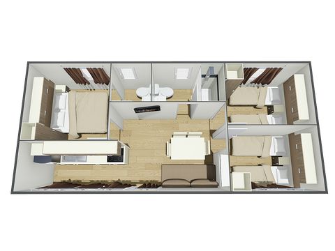 MOBILE HOME 6 people - PRESTIGE MAXICARAVAN