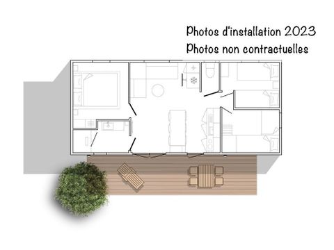 MOBILE HOME 6 people - Ciela Privilège - 3 bedrooms - barbecue