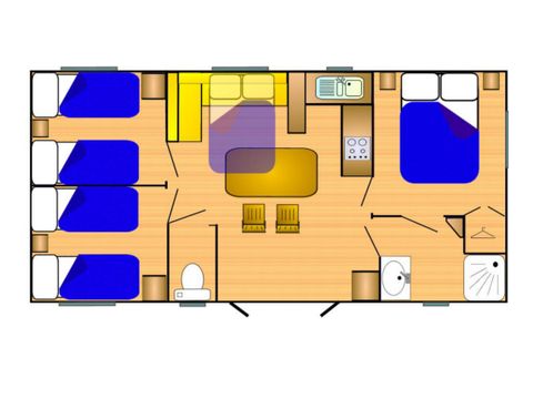 MOBILE HOME 6 people - Grand 860 A/C CD