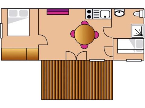 CHALET 4 people - MAYA - 2 Bedrooms