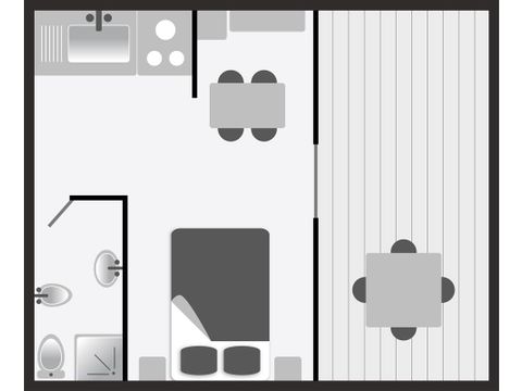 VILLA 2 people - Mini villa Type A