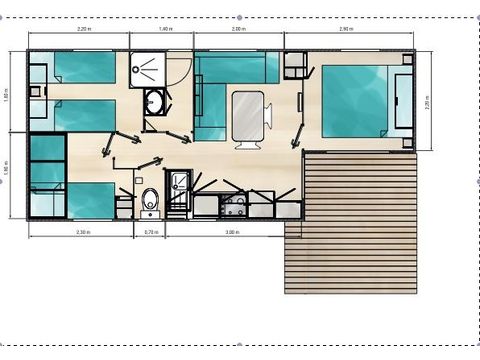 MOBILE HOME 6 people - JONQUILLE