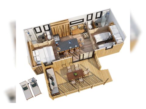MOBILE HOME 5 people - SUNLODGE CATALPA
