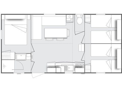 MOBILE HOME 6 people - Ciela Privilège - 3 bedrooms