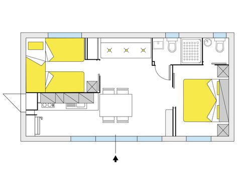 MOBILE HOME 5 people - Giotto Plus (Comfort)