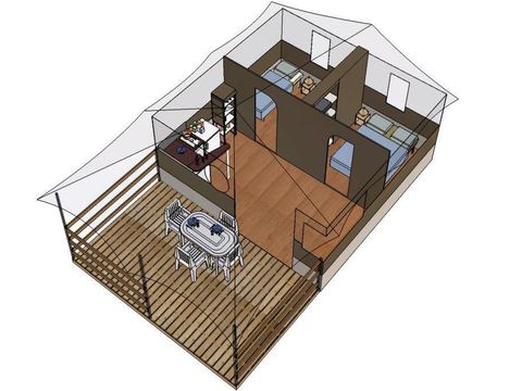 TENT 5 people - FREEFLOWER COMFORT LODGE