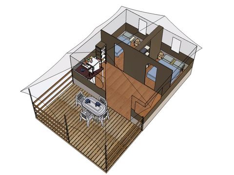 TENT 5 people - FREELODGE