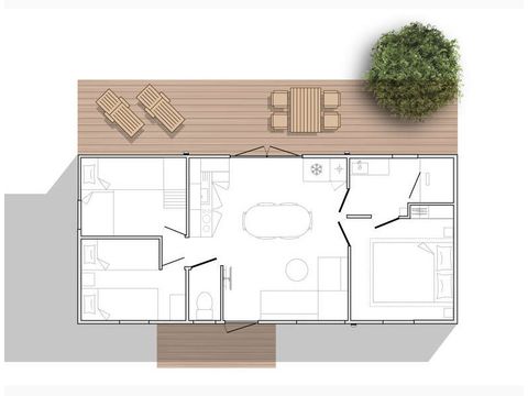 MOBILE HOME 6 people - VIP
