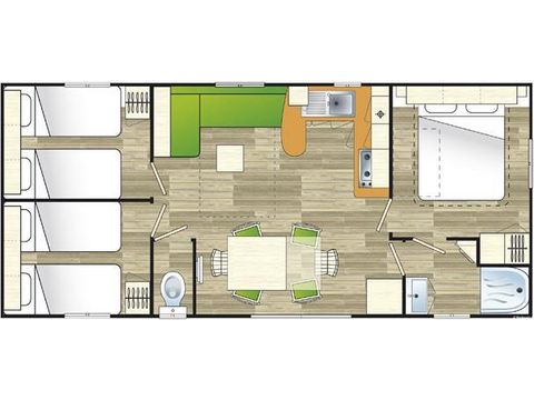 MOBILE HOME 6 people - BAOBAB Cottage