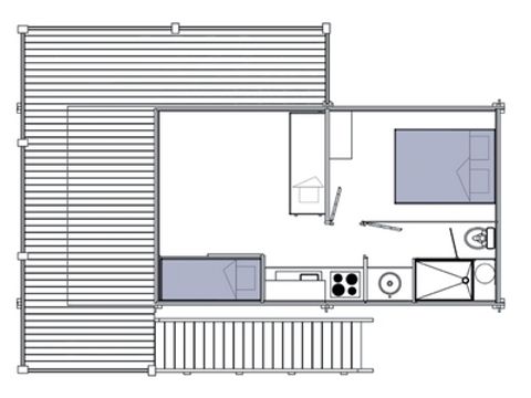 CHALET 4 people - PILOTIS