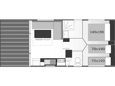 MOBILE HOME 4 people - MOREA