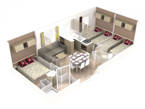 MOBILE HOME 6 people - 33 m²
