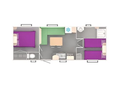 MOBILE HOME 4 people - 24.9 m²