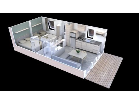 Mobile home 6 persons - CASITA LIMON - 26m²- - 2 bedrooms