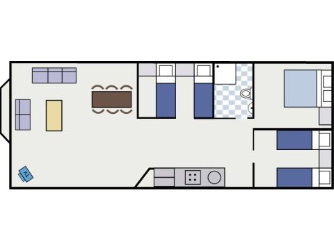 Mobile home 4 persons - Villa de Bergen