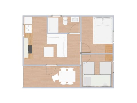 BUNGALOW 5 people - C. Paradise Comfort