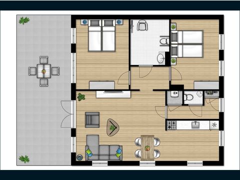 Bungalow 4 persons - VO4M Comfort