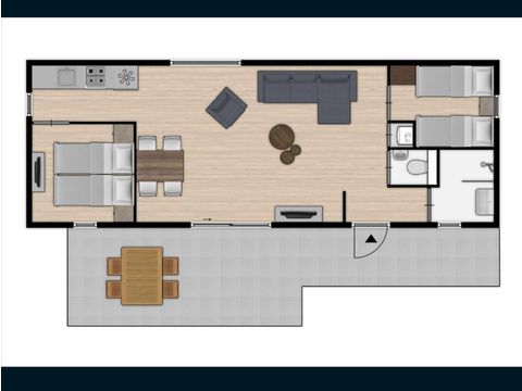 Lodge 4 persons - 8 (LK4 Comfort)