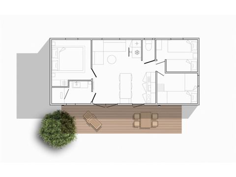 Mobile home 6 persons - SUNELIA Luxe 3ch