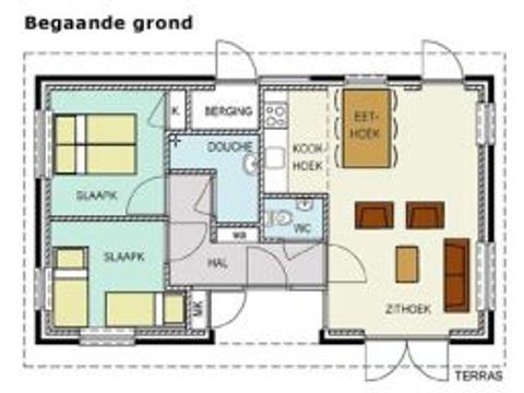Bungalow 4 persons - Barn