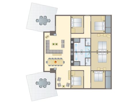 Group accommodation 12 persons - 12C