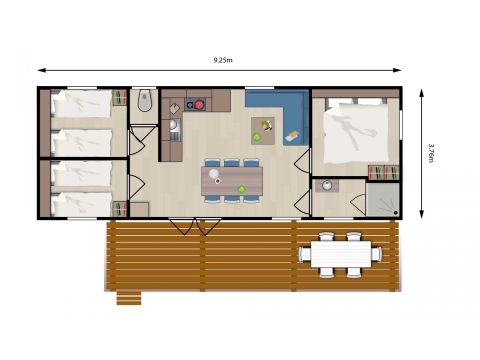 CHALET 6 people - Peony