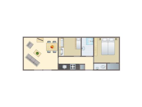 MOBILE HOME 4 people - 4-person children's mobile home
