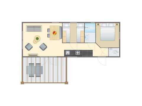 CHALET 4 people - Dogs 4BD