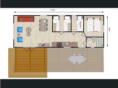 Chalet 6 persons - Partridge-Plus