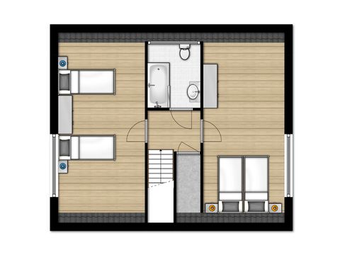 Bungalow 6 persons - SAS Comfort