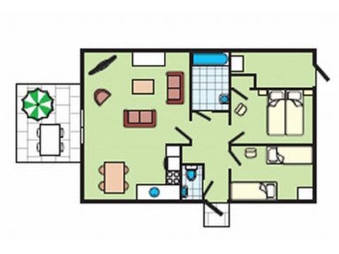 BUNGALOW 4 people - Comfort SR369