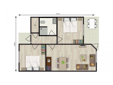 HOUSE 4 people - Panorama