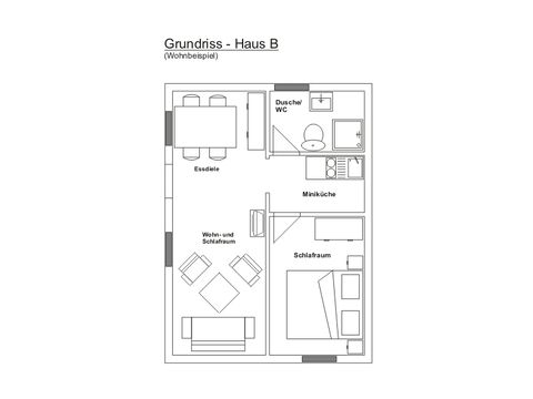 Bungalow 4 persons - B