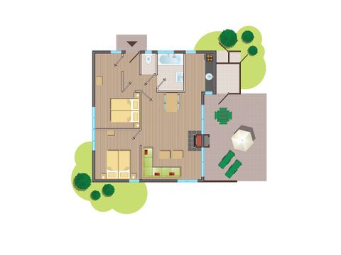 BUNGALOW 4 people - Comfort LH840