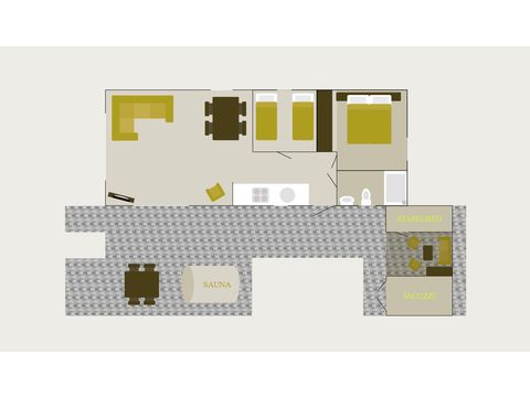 Chalet 6 persons - Veluwe lodge with jacuzzi and sauna