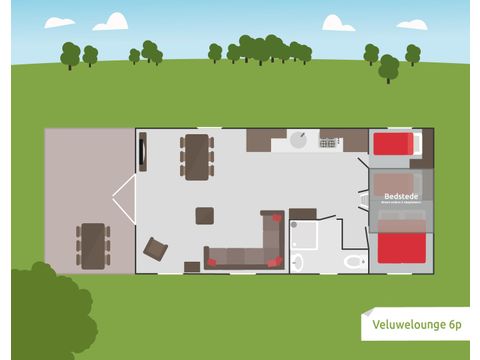 Chalet 6 persons - Veluwelounge